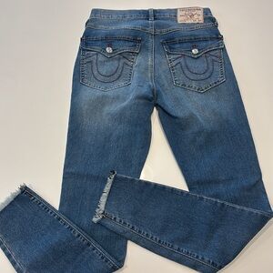 Women’s True Religion Brand Jeans World Tour Halle High Rise Super Skinny NWOT